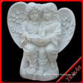 Elegant Carved Marble Stone Angel Statue